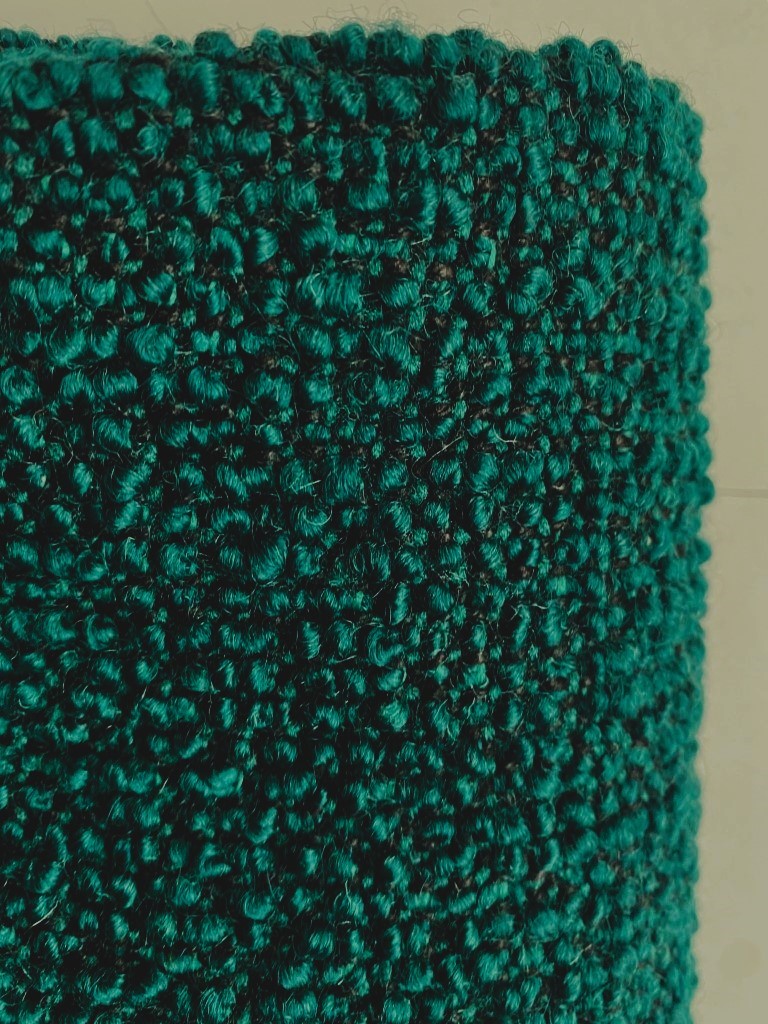 Plough Grosetto 04/58 petrol green blue bouclé