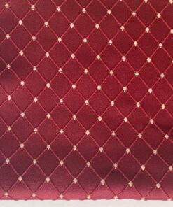 Maggiore dark red checked pattern