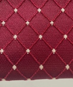 Maggiore dark red checked pattern