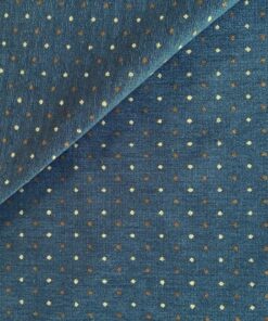 Saum & Viebahn blue with brown dots