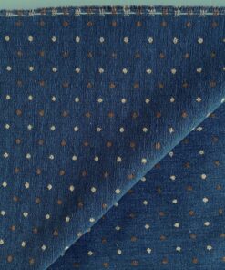 Saum & Viebahn blue with brown dots