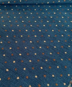 Saum & Viebahn blue with brown dots
