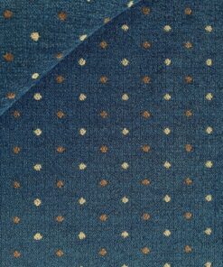 Saum & Viebahn blue with brown dots