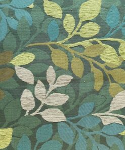 Saum & Viebahn Belvedere Classic Yellow 140 yellow and green leaf pattern