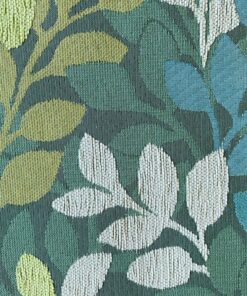 Saum & Viebahn Belvedere Classic Yellow 140 yellow and green leaf pattern
