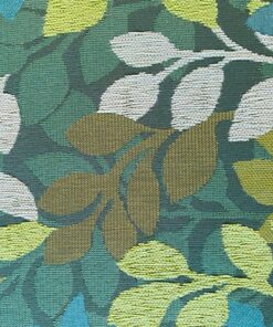 Saum & Viebahn Belvedere Classic Yellow 140 yellow and green leaf pattern
