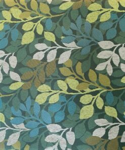 Saum & Viebahn Belvedere Classic Yellow 140 yellow and green leaf pattern
