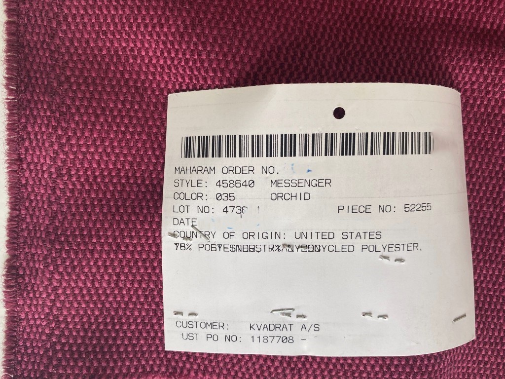 Maharam Messenger 035 Orchid aubergine pink
