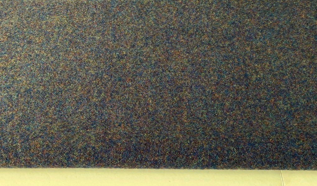 Kvadrat Flora 2 757 blue brown green