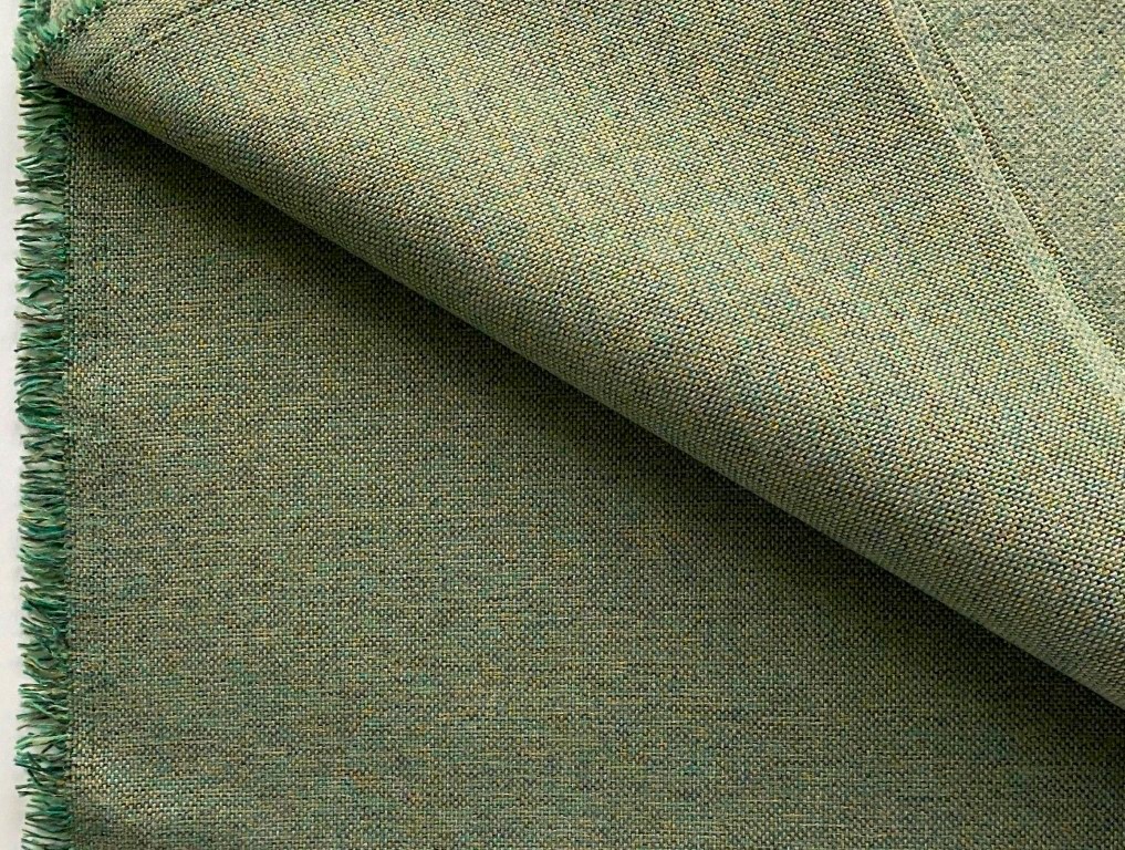 Green beige upholstery fabric
