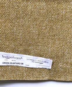 Textaafoam Orion Mustard 06 ochre-yellow grey