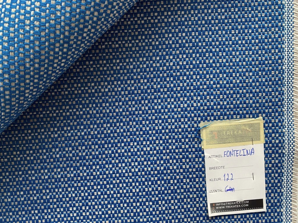 Trekatex Fontelina 122 blue beige white OUTDOOR