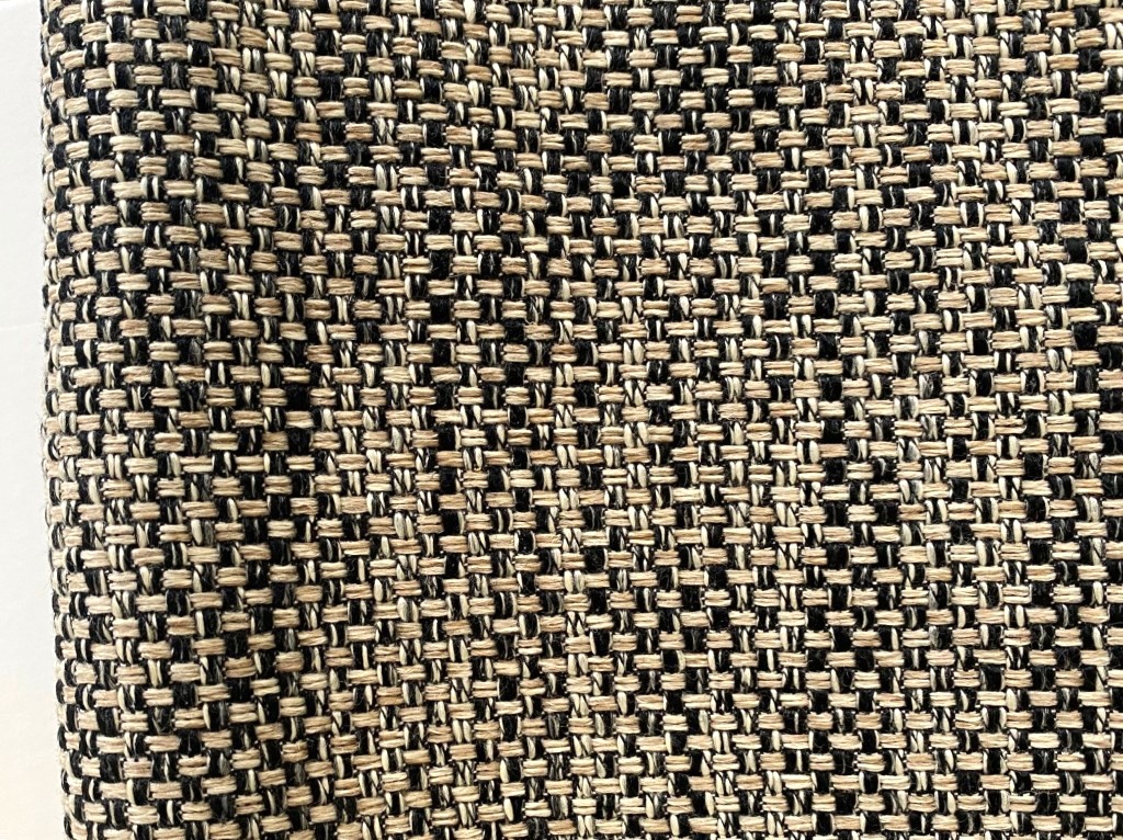 Furnishing fabric beige black coarsely woven