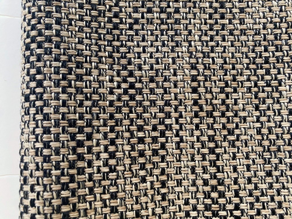 Furnishing fabric beige black coarsely woven