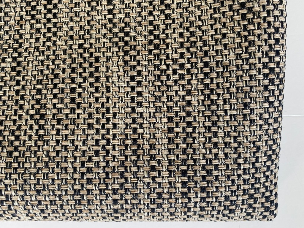 Furnishing fabric beige black coarsely woven