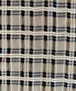 Kvadrat Sahco curtain fabric cream white gold black