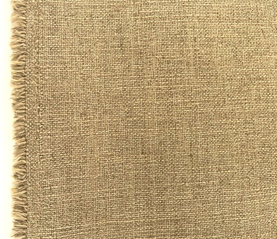 Green-beige linen look