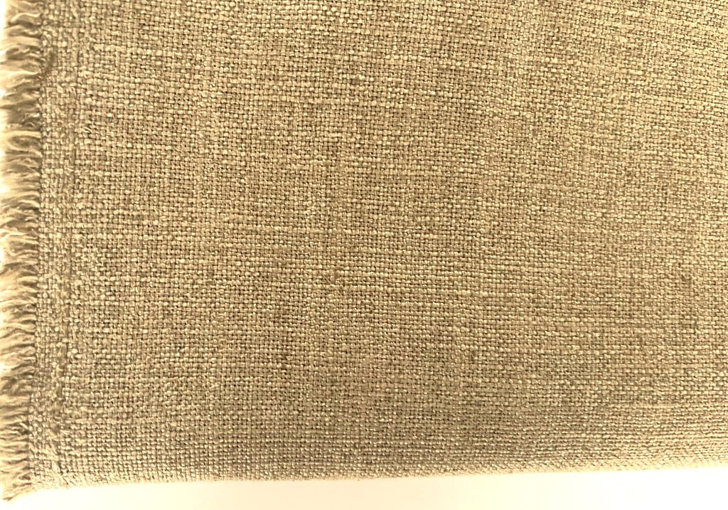 Green-beige linen look