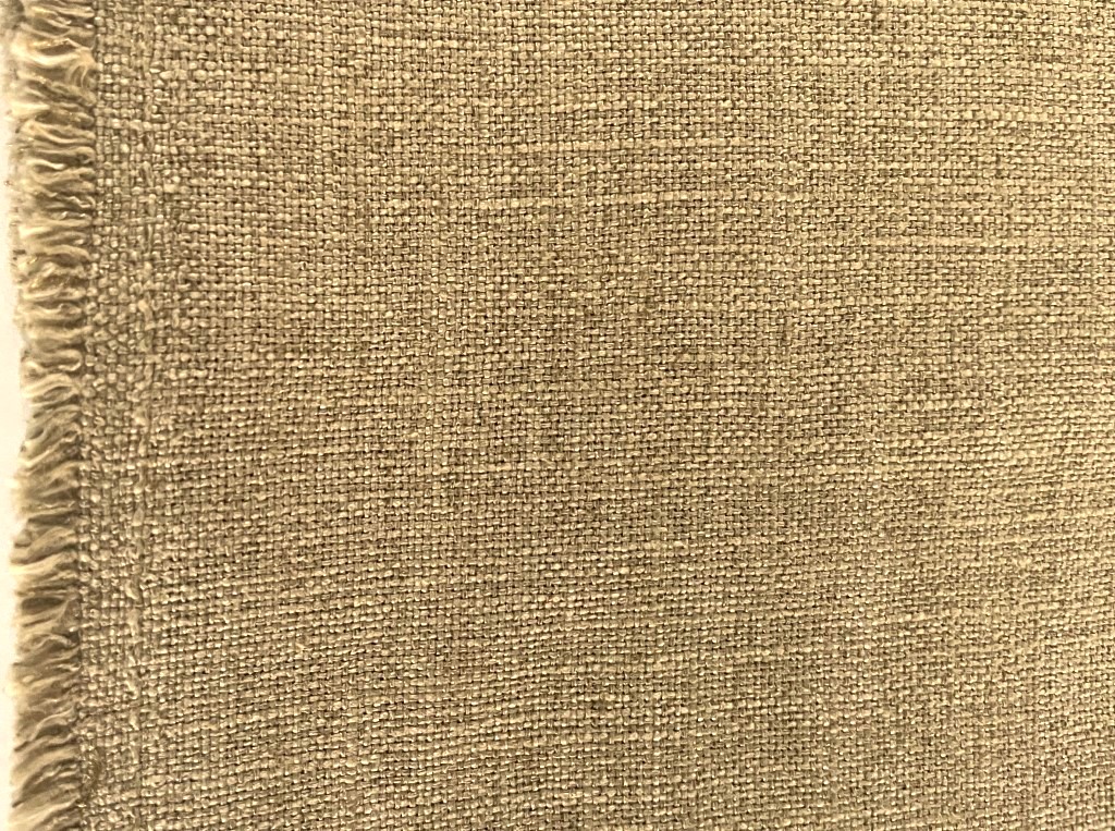 Green-beige linen look