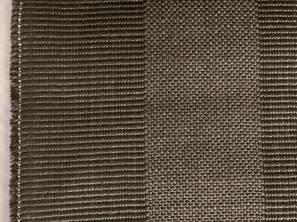 Upholstery fabric vertical stripes brown-grey black