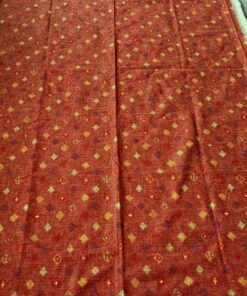 Monkwell Chullu ochre orange green yellow patterned upholstery fabric