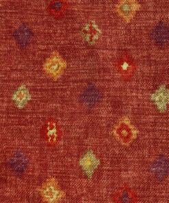 Monkwell Chullu ochre orange green yellow patterned upholstery fabric