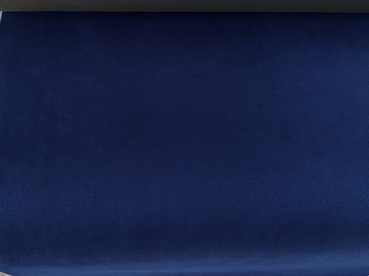 Cobalt blue suede