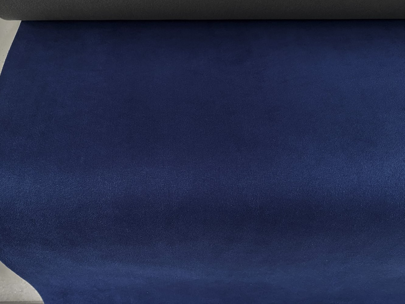Cobalt blue suede