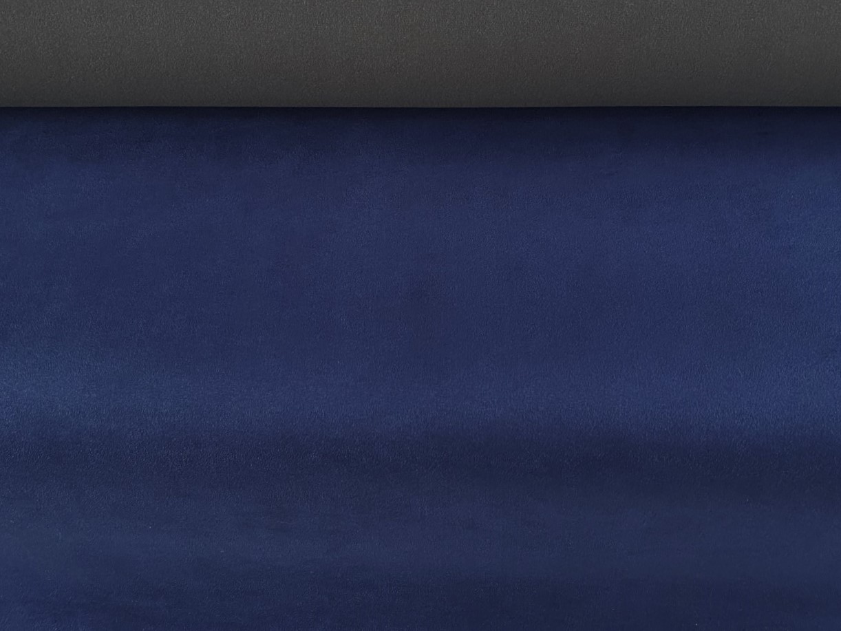 Cobalt blue suede
