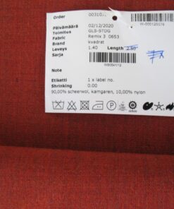 Kvadrat Remix 3 653 orange-brown
