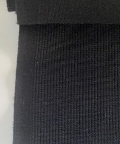 Black corduroy upholstery fabric
