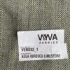 Vyva Fabrics Sunbrella Aqua Verdeco Limestone blue and yellow