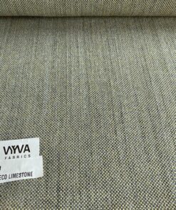Vyva Fabrics Sunbrella Aqua Verdeco Limestone blue and yellow