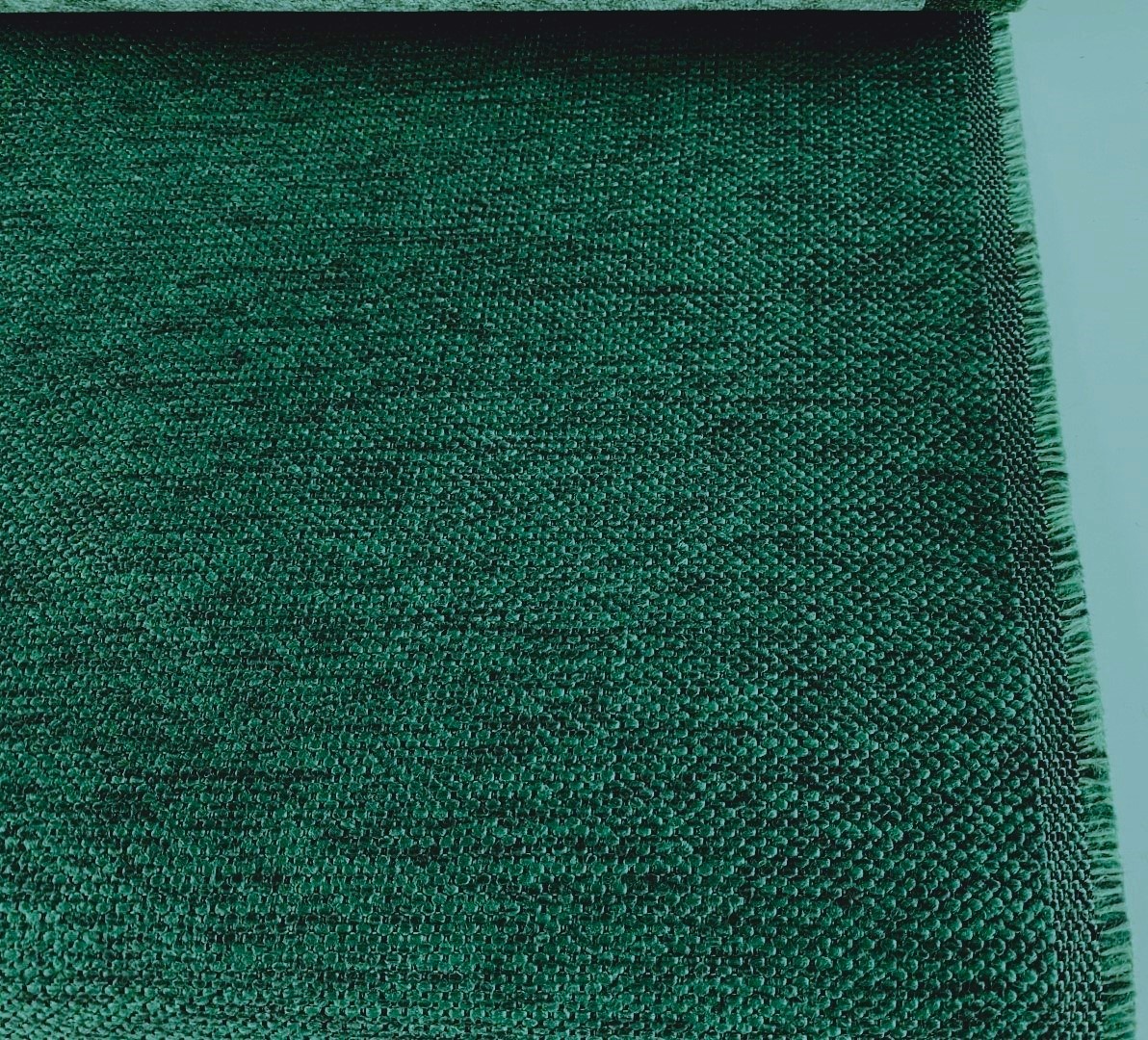 Furniture fabric dark green grey