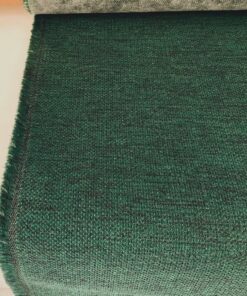 Furniture fabric dark green grey