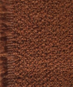 furniture fabric Jupiter burnt orange bouclé